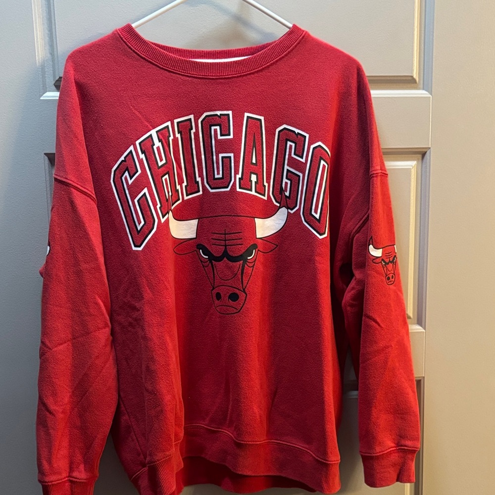 Vintage Chicago Bulls Red Sweatshirt